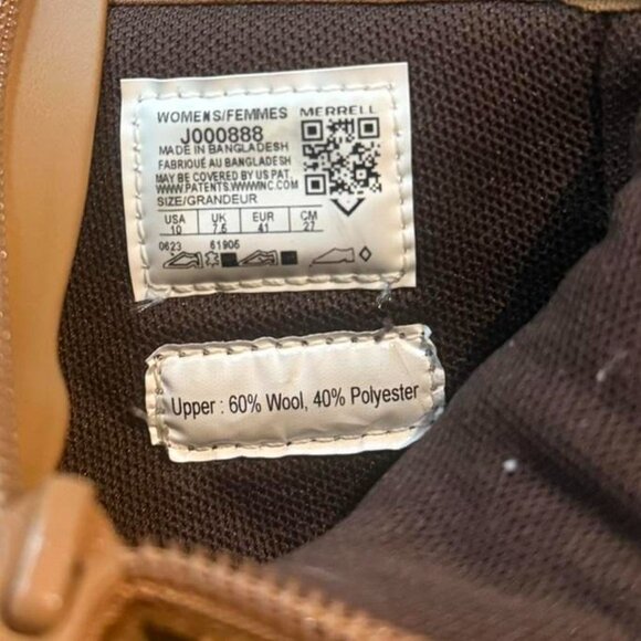 MODERN Merrell Chateau II Women's WATERPROOF leather suede Ankle Boots Sz 10 - Picture 4 of 13